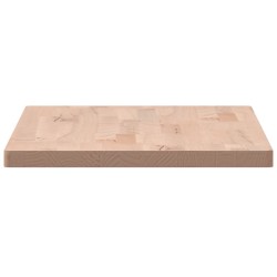 Comptoir de salle de bain 80x40x2,5 cm bois massif de hêtre 