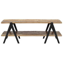 Table basse 115x60x40 cm Bois de récupération massif 