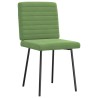 Chaises à manger lot de 4 vert clair velours 