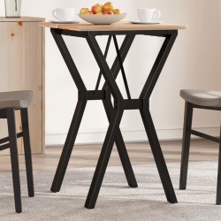 Pieds de table à manger cadre en Y 50x40x73 cm acier 