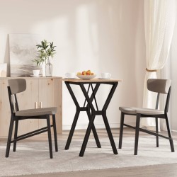 Pieds de table à manger cadre en Y 50x40x73 cm acier 