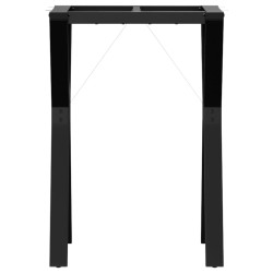Pieds de table à manger cadre en Y 50x40x73 cm acier 
