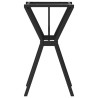 Pieds de table à manger cadre en Y 50x40x73 cm acier 