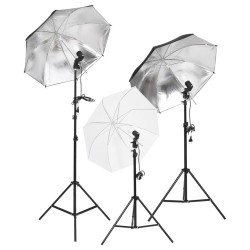 Kit de studio photo avec éclairage et toile de fond 