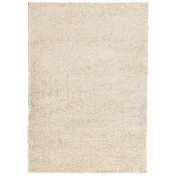 Tapis shaggy PAMPLONA poils longs moderne doré 240x340 cm 