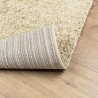 Tapis shaggy PAMPLONA poils longs moderne doré 240x340 cm 