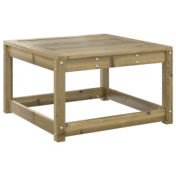 Salon de jardin 5 pcs bois de pin imprégné 