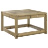 Salon de jardin 5 pcs bois de pin imprégné 
