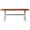 Table à manger bois massif 180x90x76 cm 