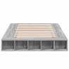 Cadre de lit sans matelas sonoma gris 120x190 cm 
