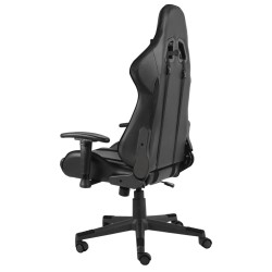 Chaise de jeu pivotante Noir PVC 