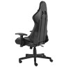 Chaise de jeu pivotante Noir PVC 