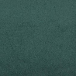 Ensemble de canapés 2 pcs avec coussins Vert foncé Velours 