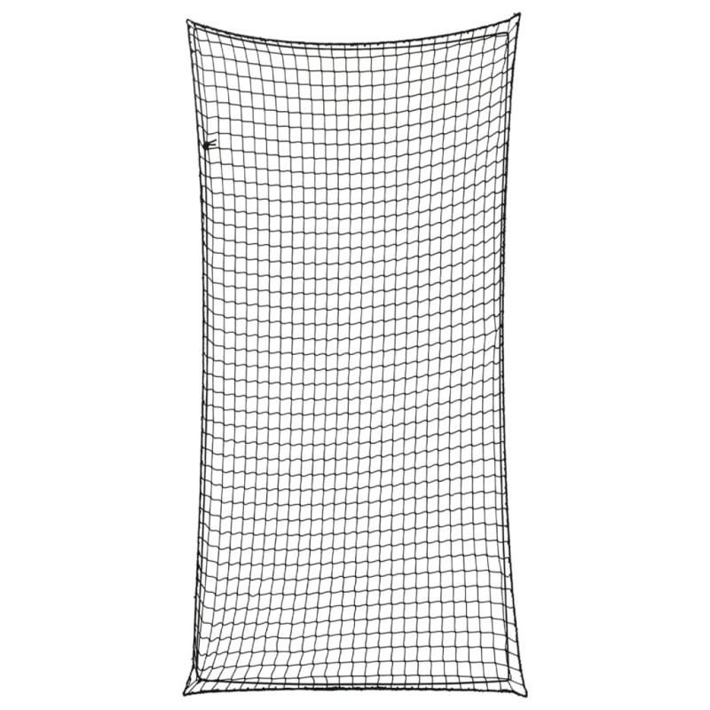 Filet pour remorque avec corde élastique noir 7x3,5 m PP 
