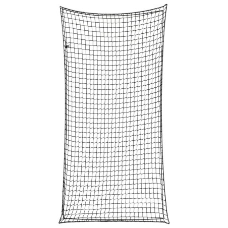 Filet pour remorque avec corde élastique noir 7x3,5 m PP 