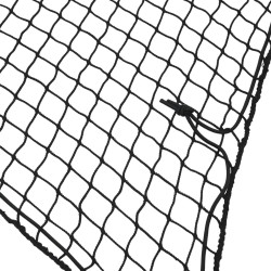 Filet pour remorque avec corde élastique noir 7x3,5 m PP 