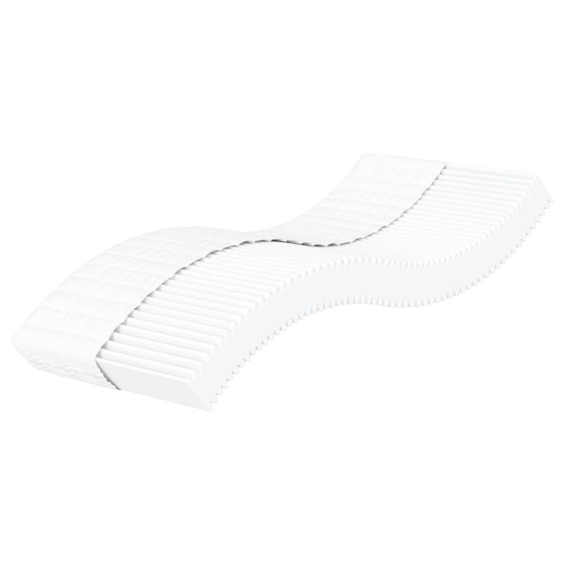 Matelas en mousse blanc 100x210 cm dureté H2 H3 