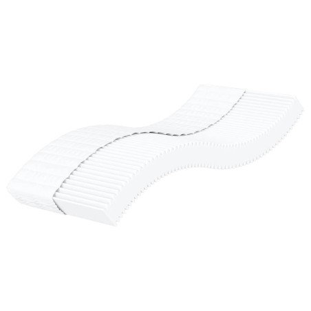 Matelas en mousse blanc 100x210 cm dureté H2 H3 
