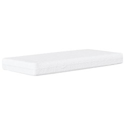 Matelas en mousse blanc 100x210 cm dureté H2 H3 