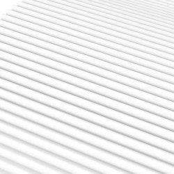 Matelas en mousse blanc 100x210 cm dureté H2 H3 