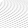 Matelas en mousse blanc 100x210 cm dureté H2 H3 