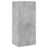 Meuble TV mural gris béton 40,5x30x90 cm bois d'ingénierie 