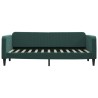 Lit de repos sans matelas vert foncé 80x200 cm velours 