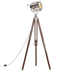 Lampadaire à trépied bois de manguier massif 180 cm     