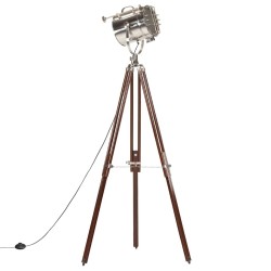 Lampadaire à trépied bois de manguier massif 180 cm     