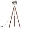 Lampadaire à trépied bois de manguier massif 180 cm     