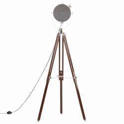 Lampadaire à trépied bois de manguier massif 180 cm     