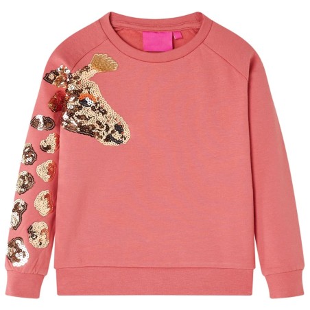 Sweatshirt pour enfants rose ancien 128 