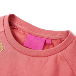 Sweatshirt pour enfants rose ancien 128 