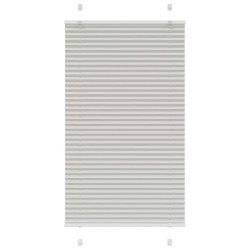 Store plissé gris clair 70x150 cm largeur du tissu 69,4 cm 