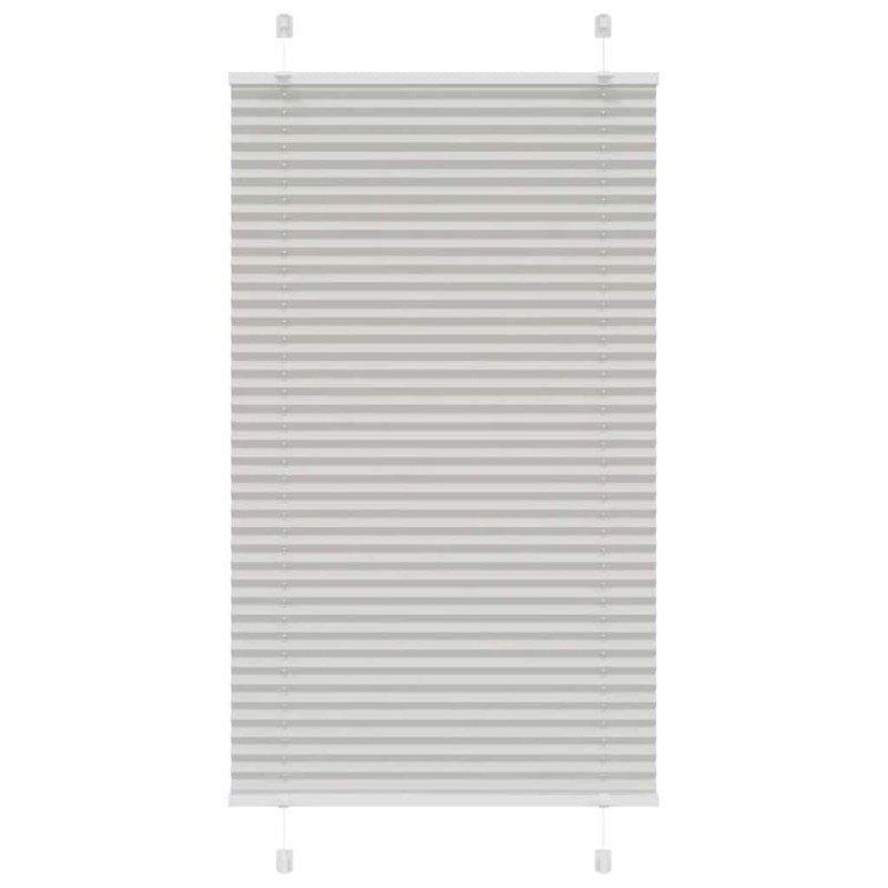 Store plissé gris clair 70x150 cm largeur du tissu 69,4 cm 