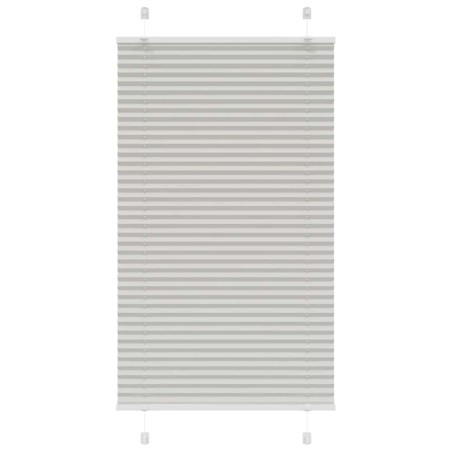 Store plissé gris clair 70x150 cm largeur du tissu 69,4 cm 