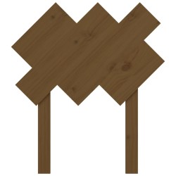 Tête de lit Marron miel 72,5x3x81 cm Bois massif de pin 