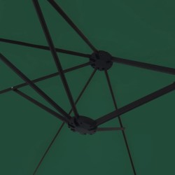 Parasol à double tête vert 449x245 cm 