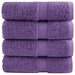 Serviettes d'invité de qualité supérieure SOLUND 4 pcs violet 