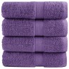 Serviettes d'invité de qualité supérieure SOLUND 4 pcs violet 