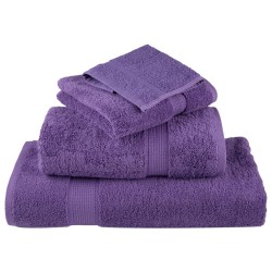 Serviettes d'invité de qualité supérieure SOLUND 4 pcs violet 