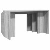 Tables gigognes 3 pcs sonoma gris bois d'ingénierie 