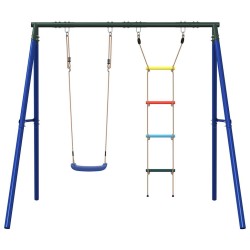Ensemble de balançoire d'extérieur avec balançoire et échelle 