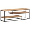 Meuble TV 130x30x45 cm Bois d'acacia massif 