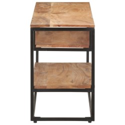 Meuble TV 130x30x45 cm Bois d'acacia massif 