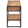 Meuble TV 130x30x45 cm Bois d'acacia massif 