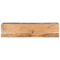 Meuble TV 130x30x45 cm Bois d'acacia massif 
