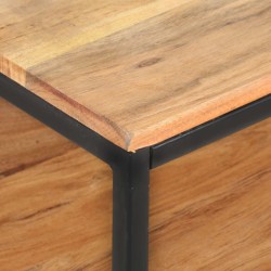 Meuble TV 130x30x45 cm Bois d'acacia massif 