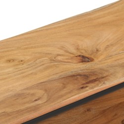Meuble TV 130x30x45 cm Bois d'acacia massif 