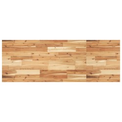 Dessus de bureau fini à l'huile 140x50x2cm bois d'acacia massif 